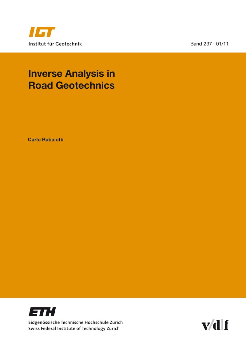 Inverse Analysis in Road Geotechnics