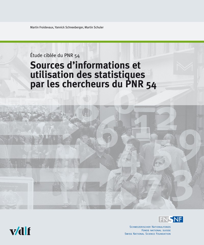 Sources d'informations et utilisations des statistiques par les chercheurs du PNR 54