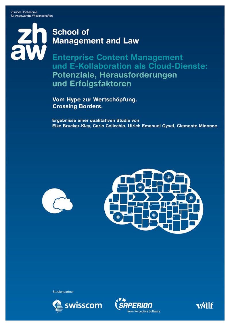 Enterprise Content Management und E-Kollaboration als Cloud-Dienste: Potenziale, Herausforderungen und Erfolgsfaktoren
