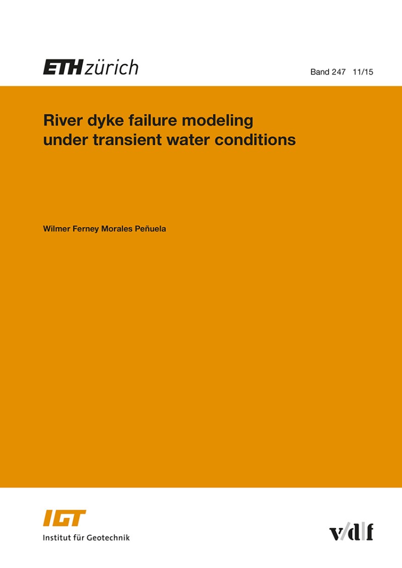 River dyke failure modeling under transient water conditions 