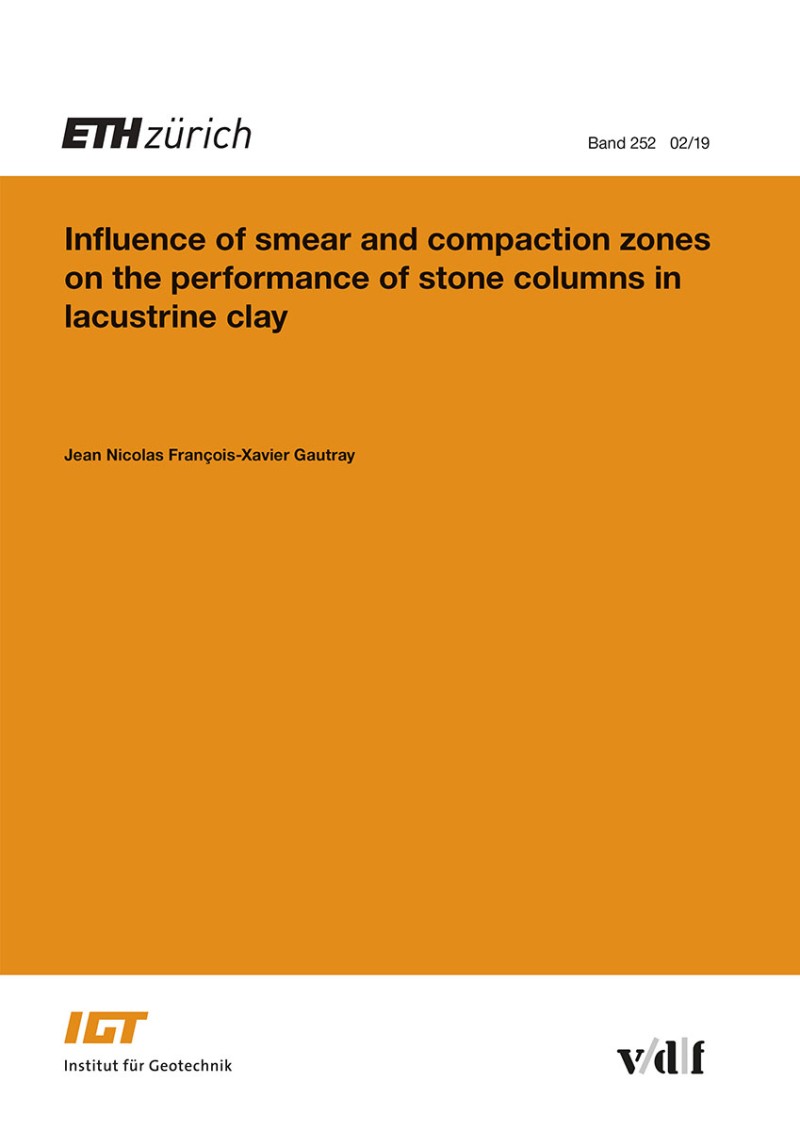 Influence of smear and compaction zones on the performance of stone columns in lacustrine clay