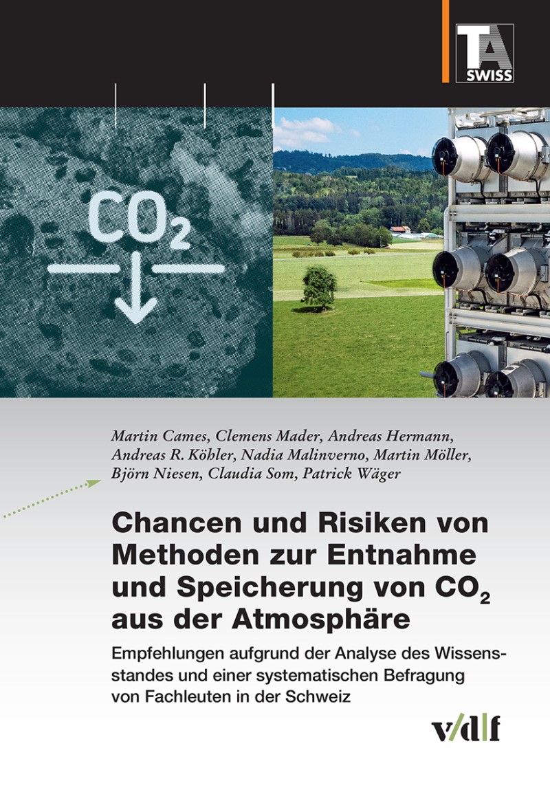 Chancen und Risiken von Methoden zur Entnahme und Speicherung von CO2 aus der Atmosphäre